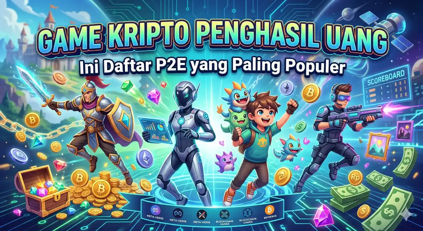 Game Kripto Penghasil Uang, Ini Daftar P2E yang Paling Populer